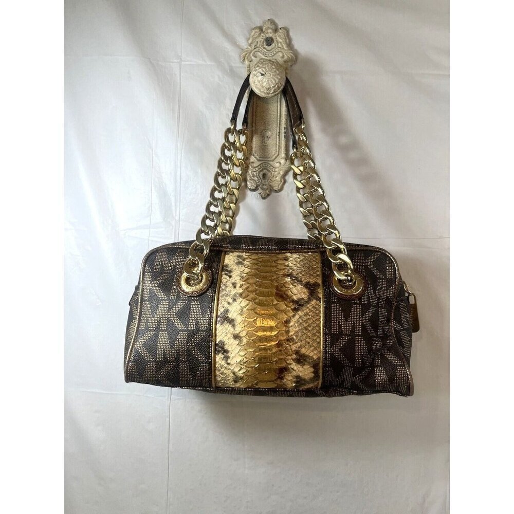 Michael Kors Grayson satchel boston bag - Picture 2 of 16